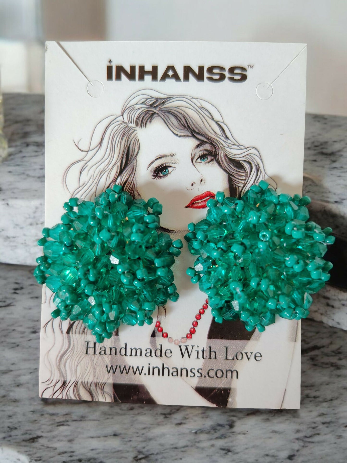 Inhanns Premium Everyday Studs - Sea Green - Distacart