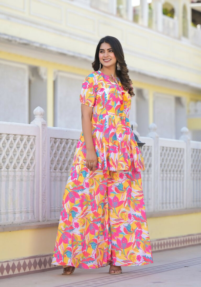 Designer Stylish Multi Ab Cotton Suit With Dupatta - Anbazaar - Distacart