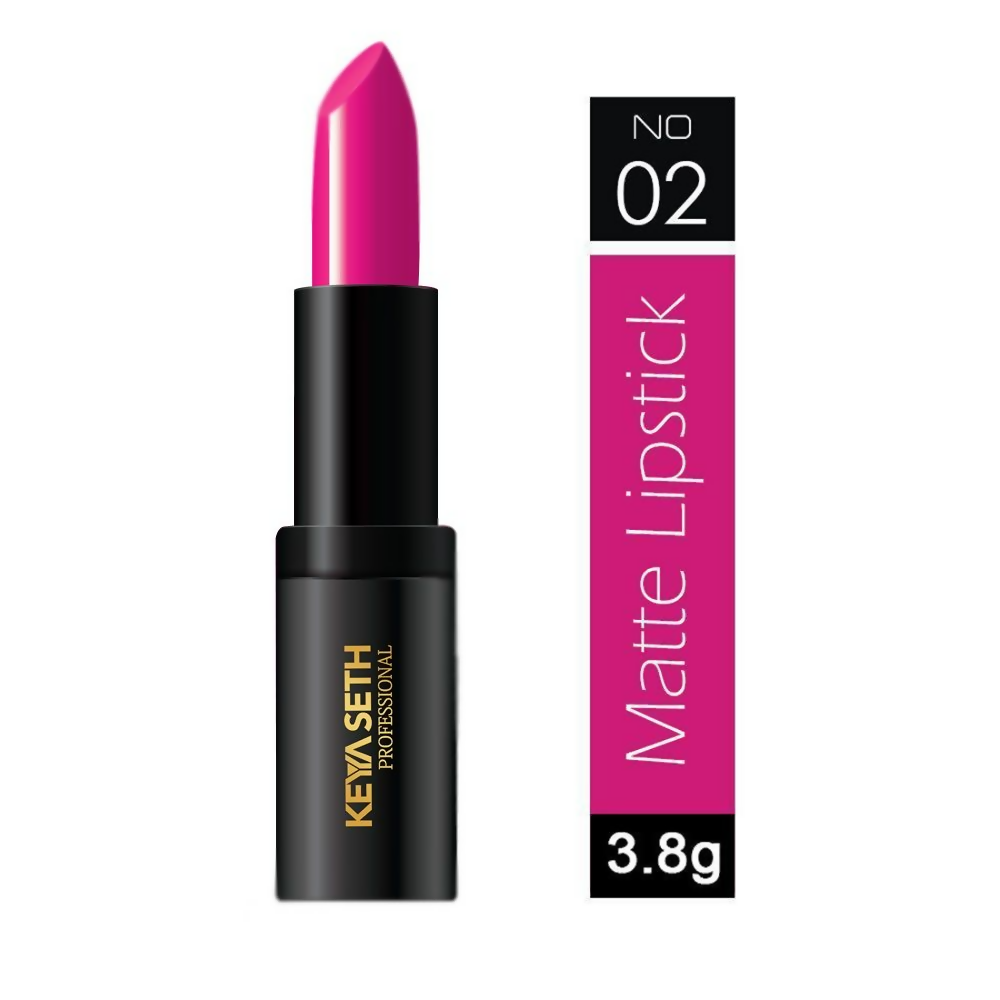 Keya Seth Aromatherapy Professional Matte Lipstick - Bright Fuchsia - Distacart