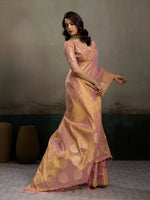 Thumbnail for Shree Shyam Fashion Light Pink Tissue Silk Saree - Distacart