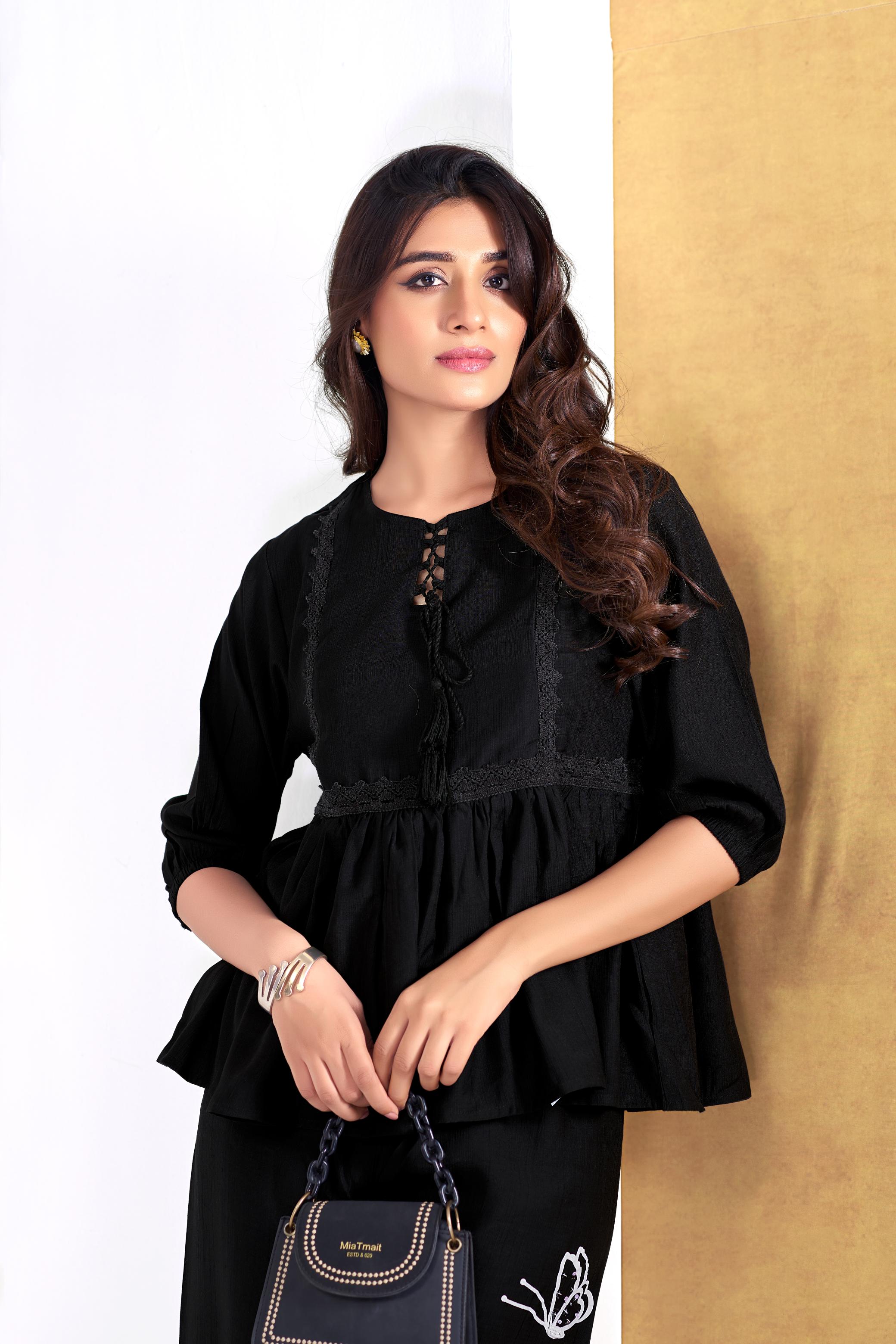 BulBul Nira Black Co-Ord Set