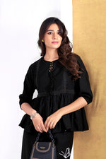 Thumbnail for BulBul Nira Black Co-Ord Set