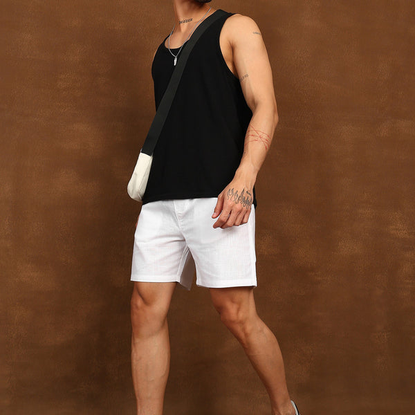 Fabmade Summer Ease Linen Shorts - Distacart