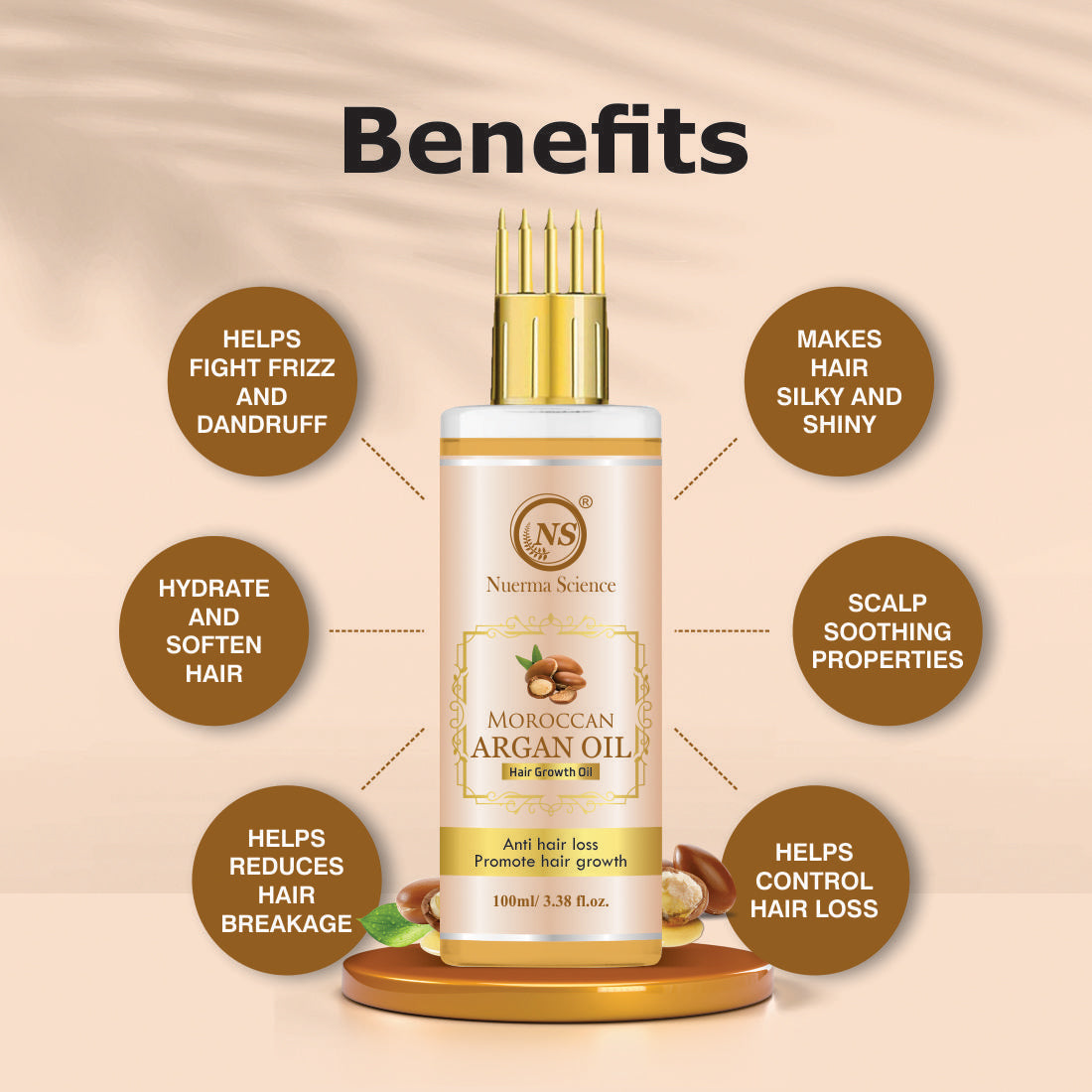 Nuerma Science Moroccan Argan Hair Oil