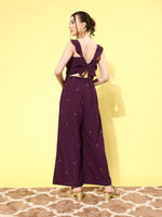 Thumbnail for Ahalyaa Printed Basic Jumpsuit with Ruffles - Distacart