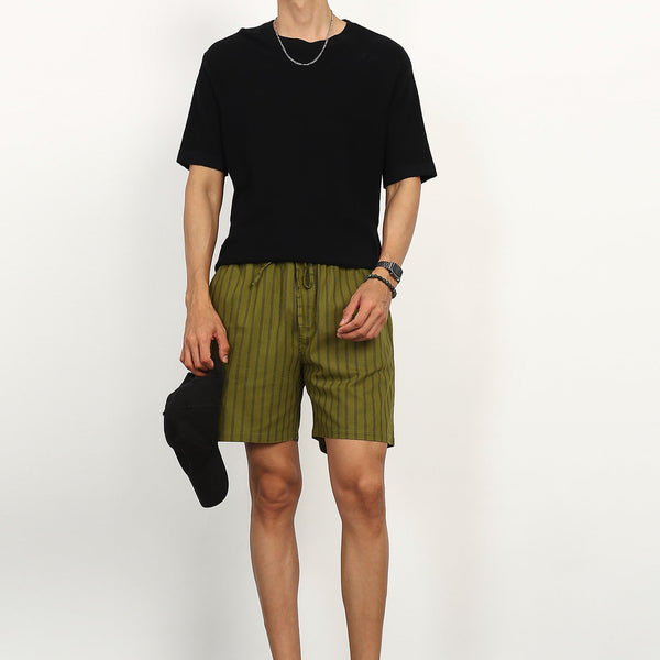 Fabmade Olive Rhythm Shorts - Distacart