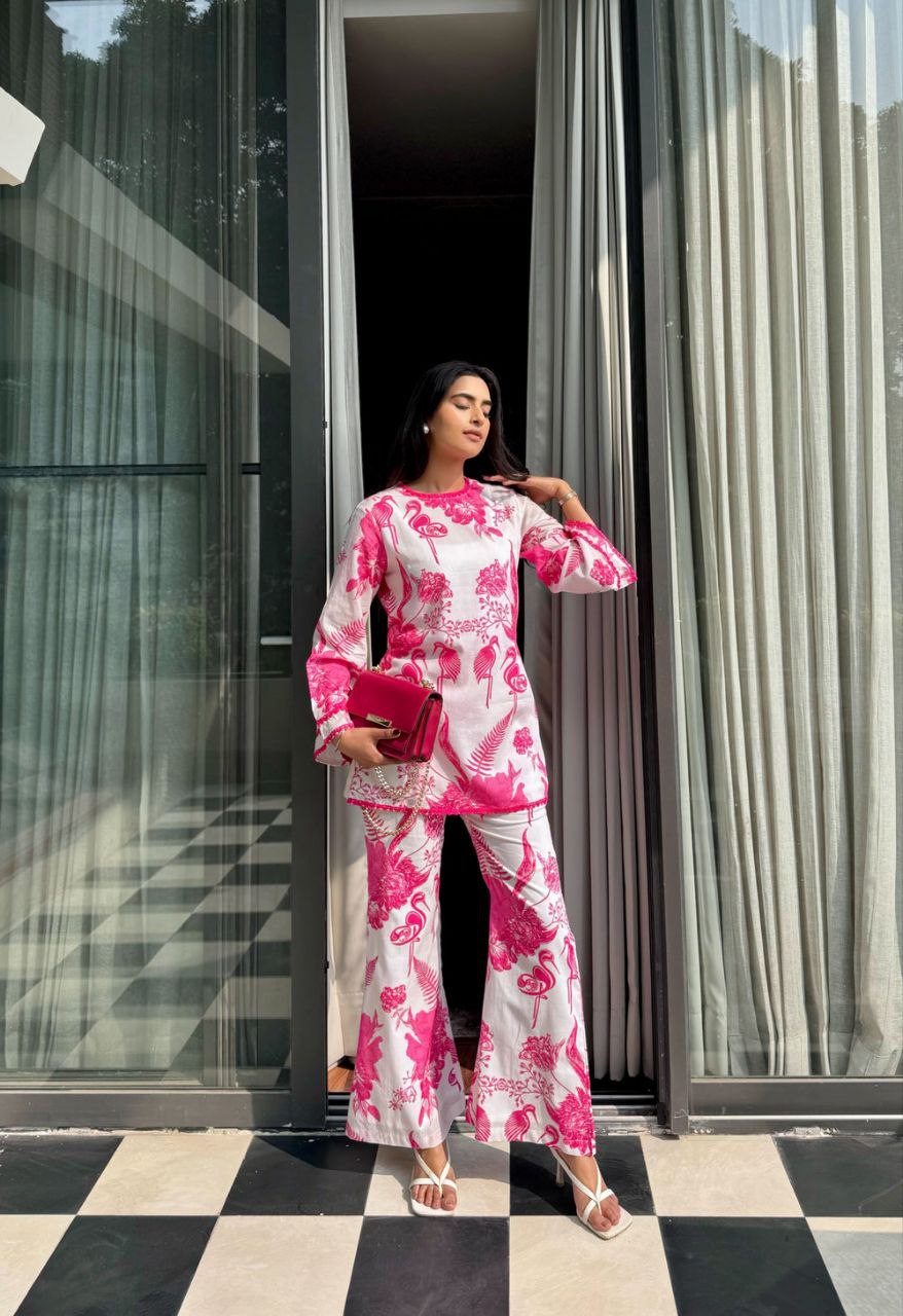 NOZ2TOZ Women's Floral Printed Stylish Co-ords Set - Distacart