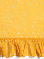 Thumbnail for Ahalyaa Printed Ready To Wear Ruffles Saree - Distacart