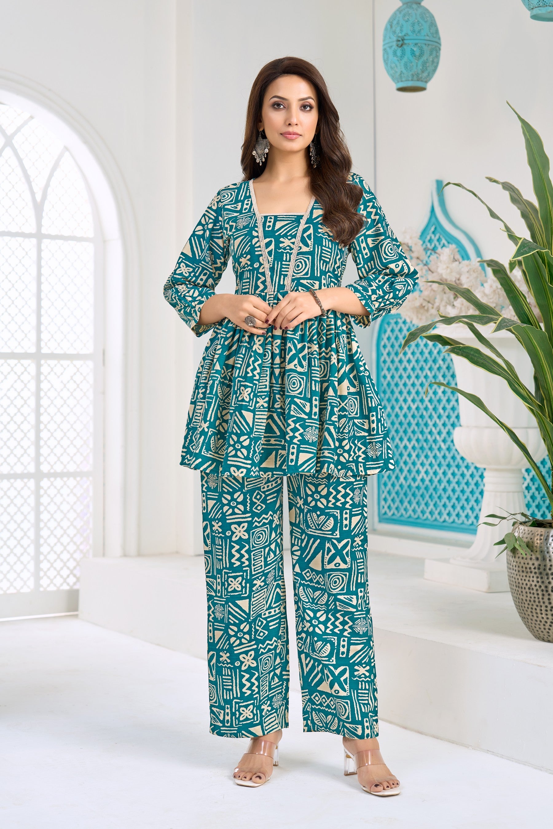 Anaita Rama Stylish Readymade Co-Ords Set - Dista