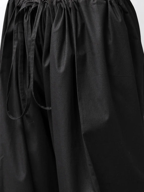 Fabmade Z Black Pathani Suit