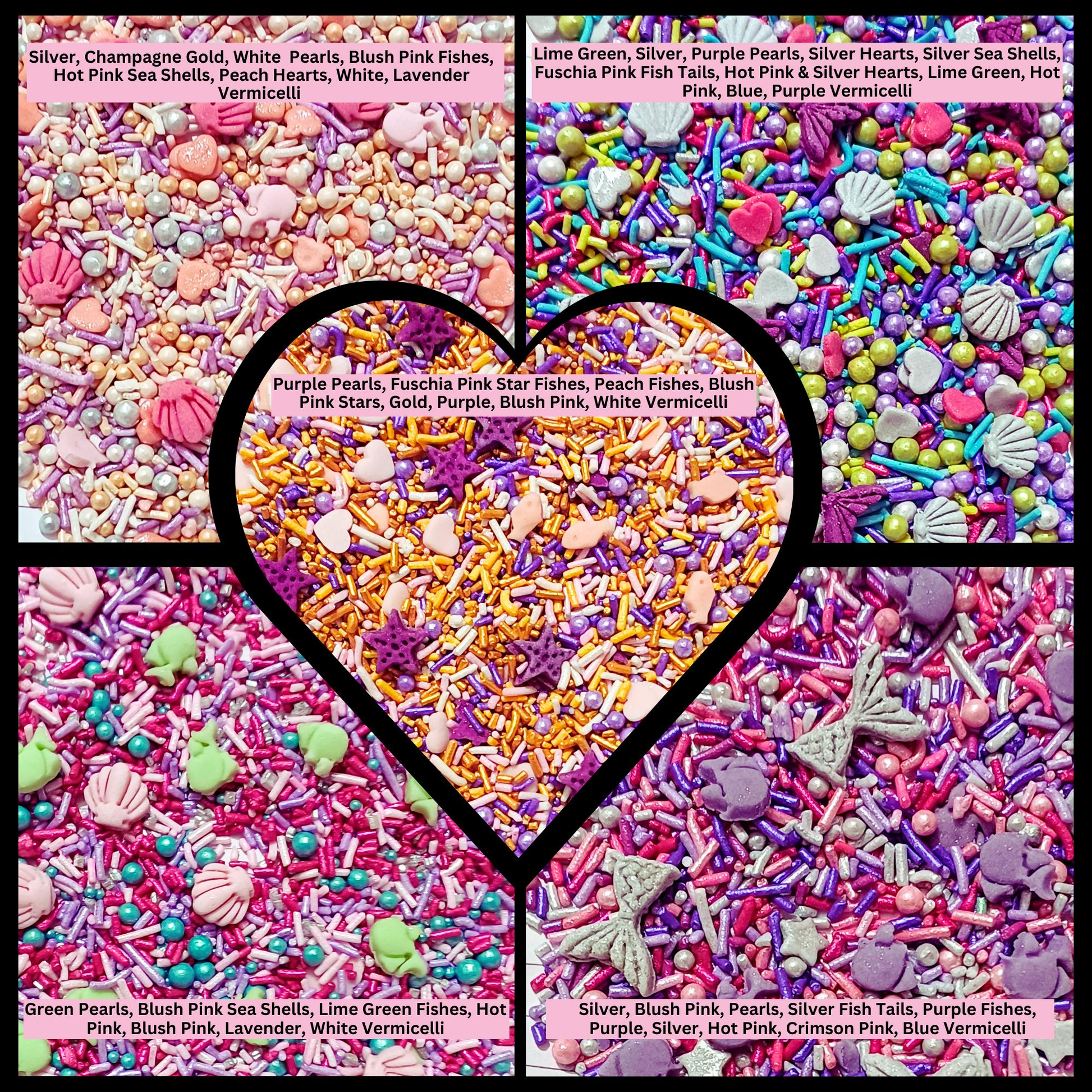 under the sea sprinkles for decorations 03 100 g