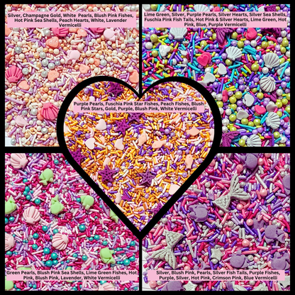 under the sea sprinkles for decorations 03 100 g
