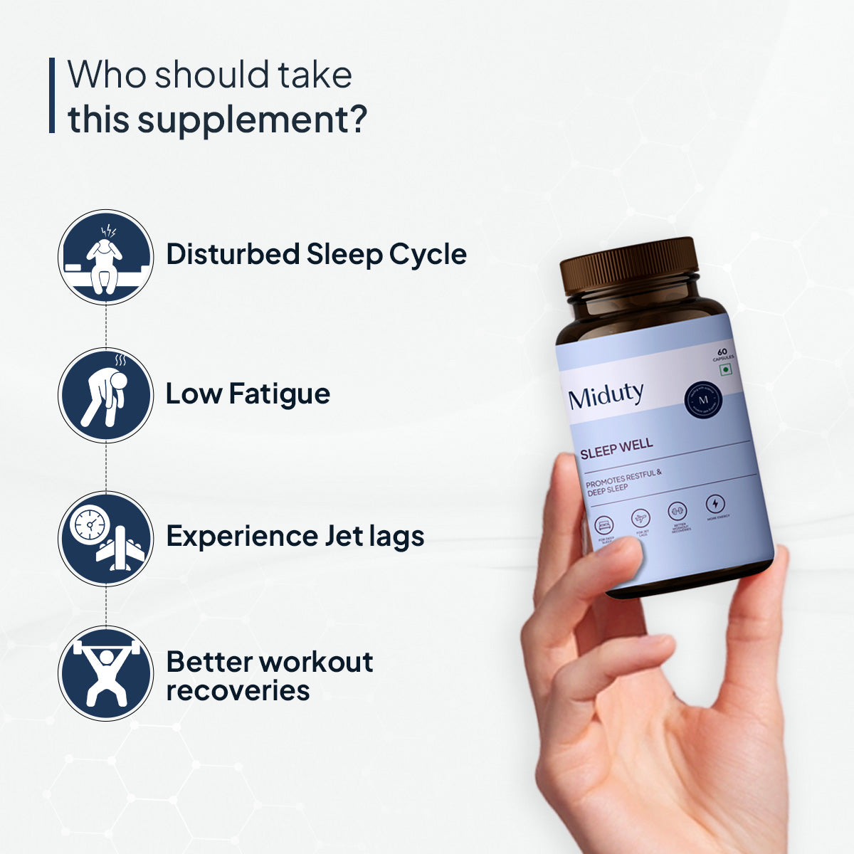 Miduty by Palak Notes Sleep Well Capsules - Distacart