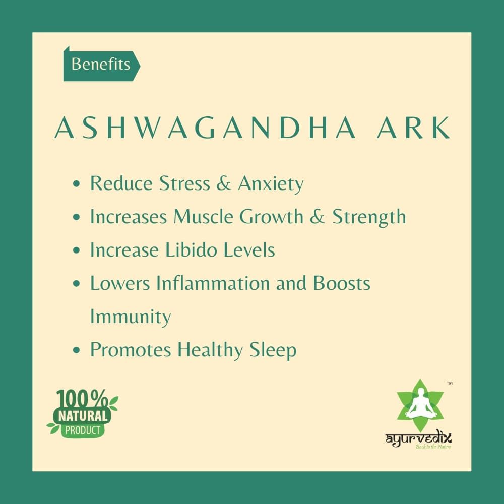 Ayurvedix Ashwagandha Ark - Distacart
