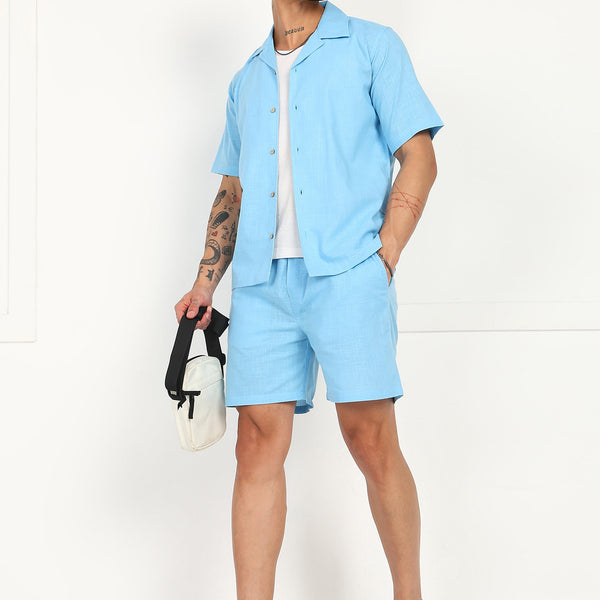 Fabmade Skyline Linen Co-Ord Set - Distacart
