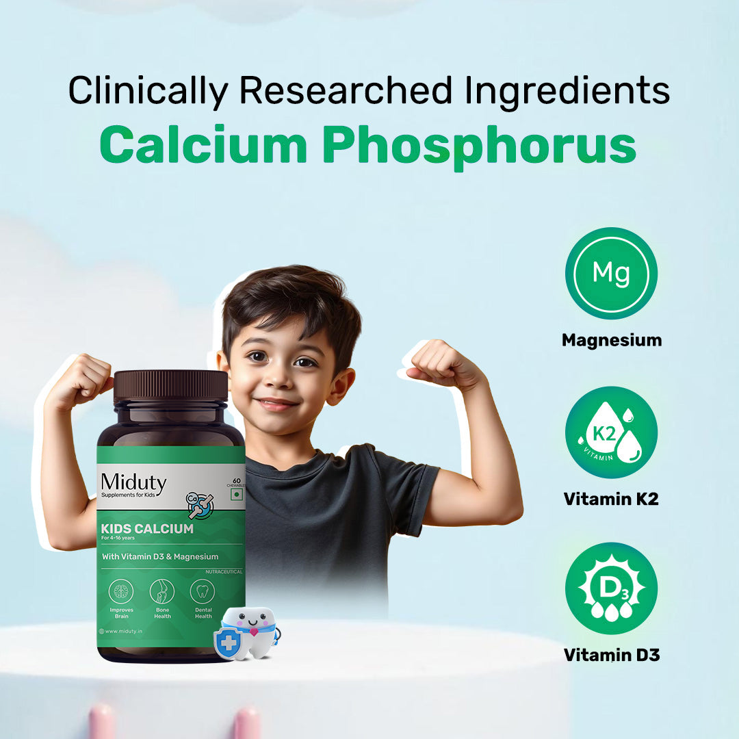 Miduty by Palak Notes Kids Calcium Chewables