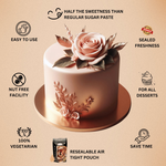 Thumbnail for confect rose gold sugar paste br b 250 gms b