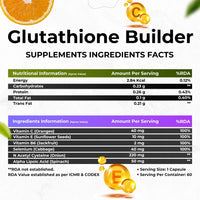 Thumbnail for Health Veda Organics Glutathione Builder Capsules