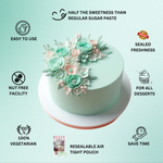 Thumbnail for mint green sugarpaste 1 kg