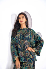 Thumbnail for BulBul Mehzabin Teal Co-Ord Set