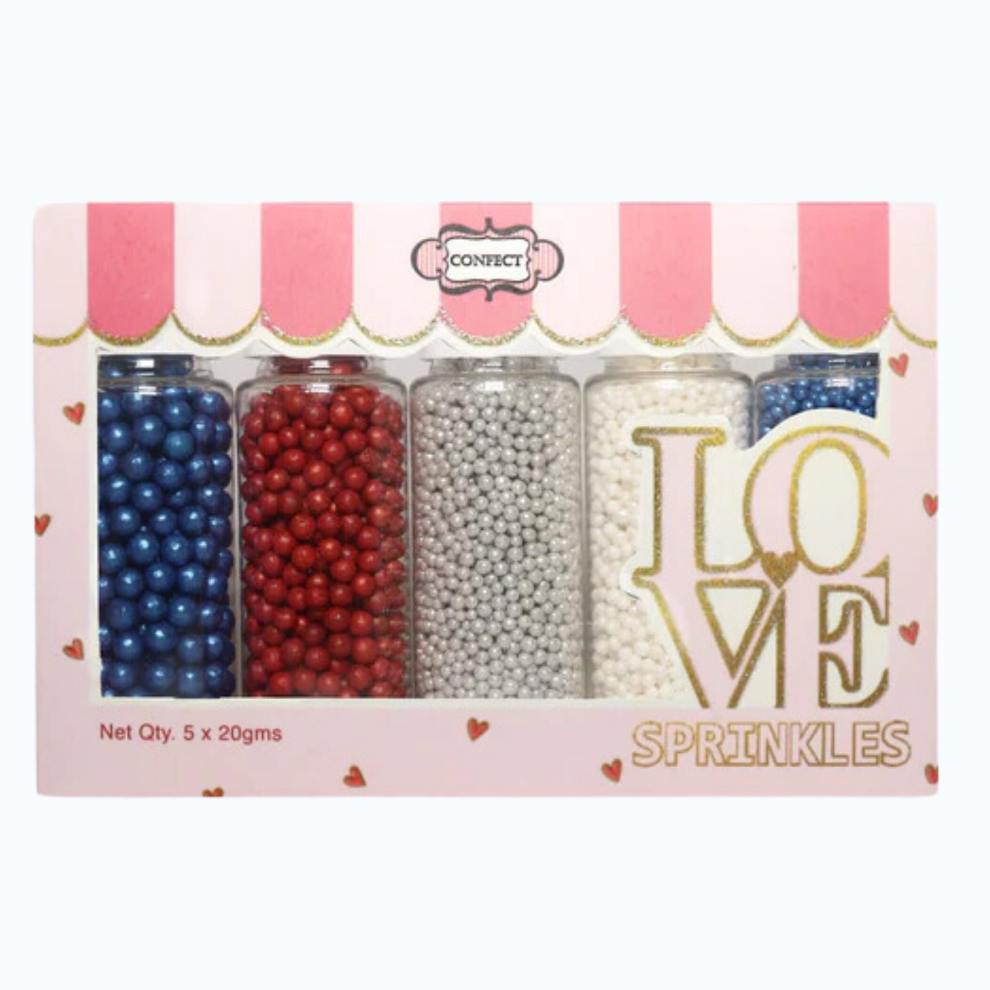 confect patriotic disco balls assorted sprinkles db 05 100gms