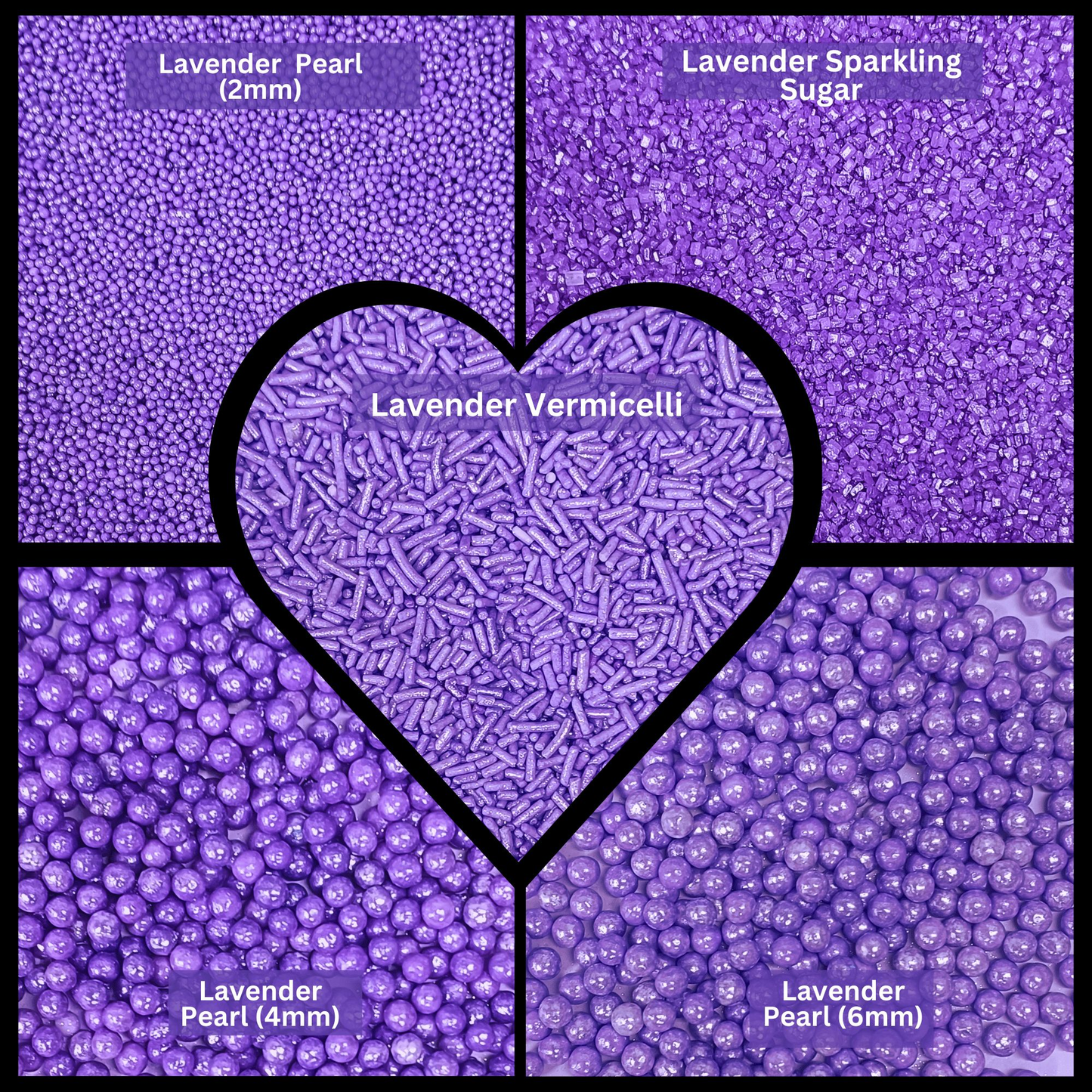confect sprinkles for cakes cupcakes decoration usp lavender