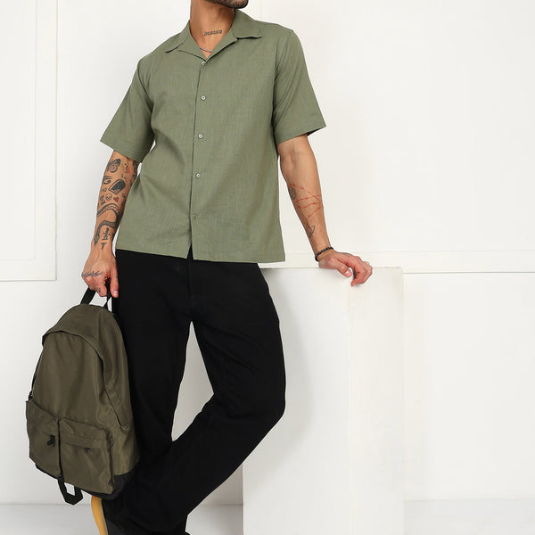 Fabmade Mossline Linen Shirt - Distacart