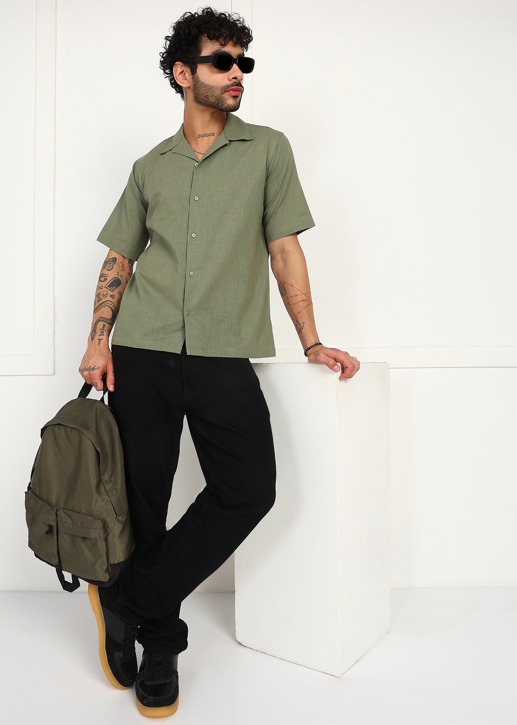 Fabmade Mossline Linen Shirt - Distacart