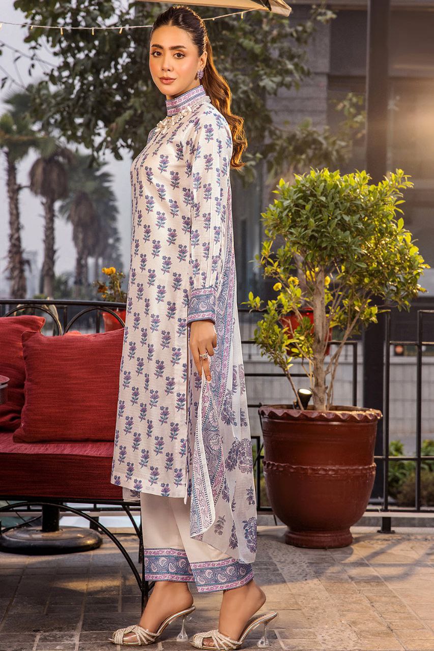 NOZ2TOZ Women's Floral Printed Knee Length Rayon Kurti And Pant Set With Printed Dupatta - Distacart