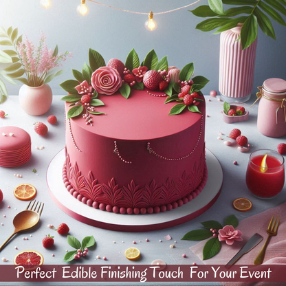 burgundy fondant edible sugarpaste 1kg