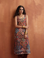 Thumbnail for trueBrowns Cola Print Straight Kurta Set