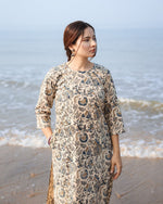 Thumbnail for NOZ2TOZ Women's Stylish Rayon Knee Length Floral Printed Kurti - Distacart