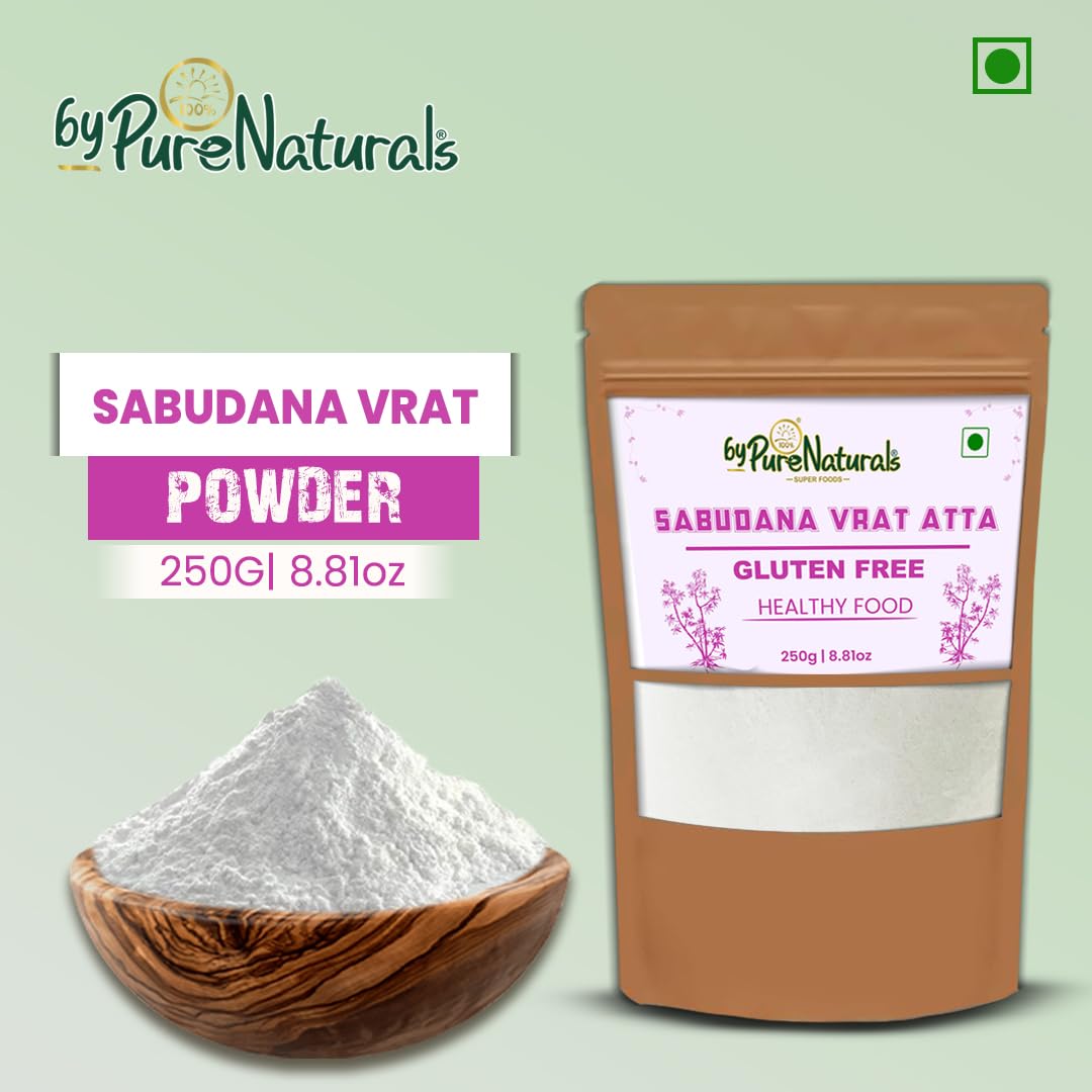 byPureNaturals Sabudana Vrat Atta (Sago Tapioca Flour) - Dista