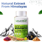 Thumbnail for Health Veda Organics Gold SJ Veg Capsules - Distacart