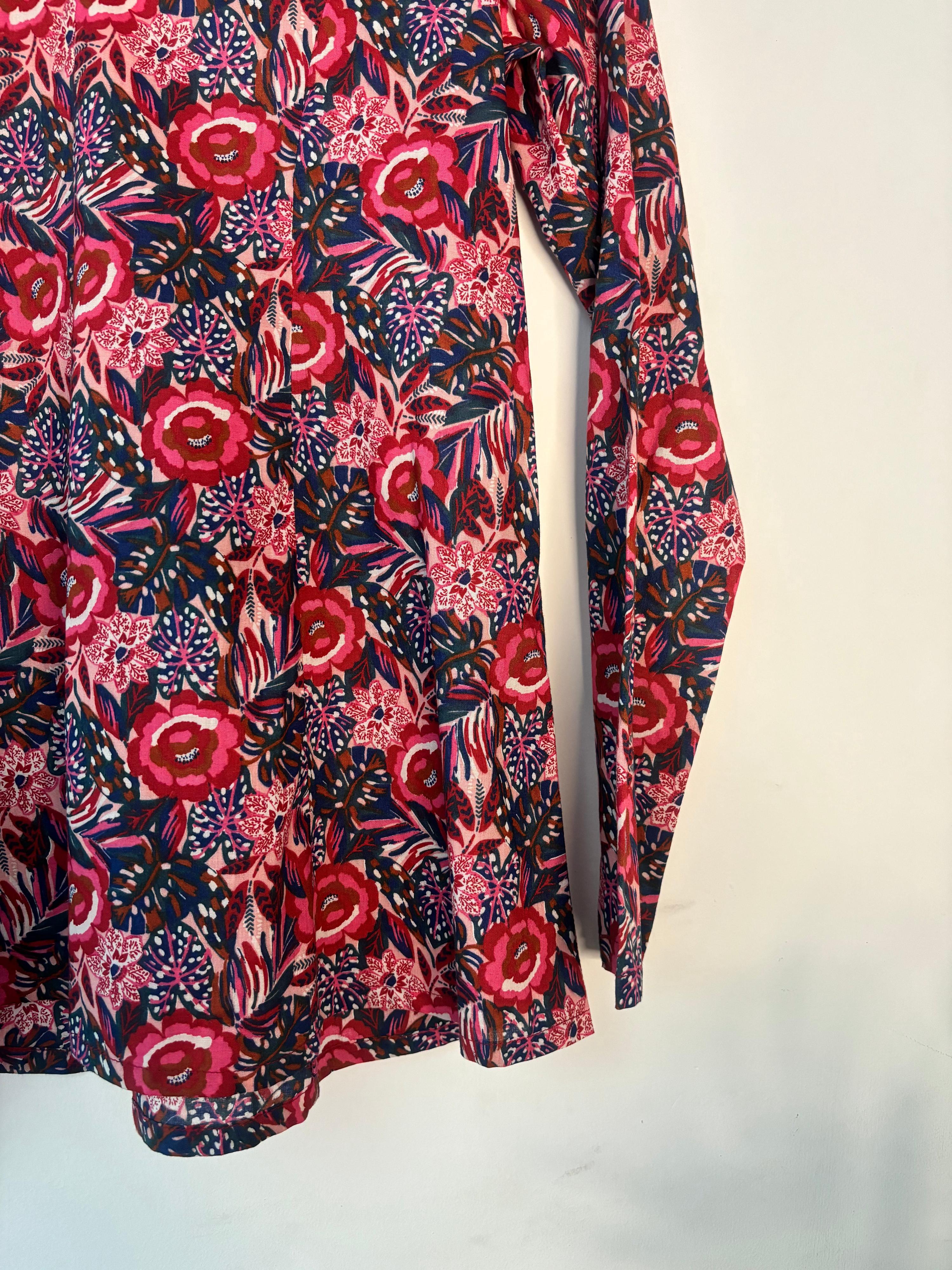 trueBrowns Pink Floral Top