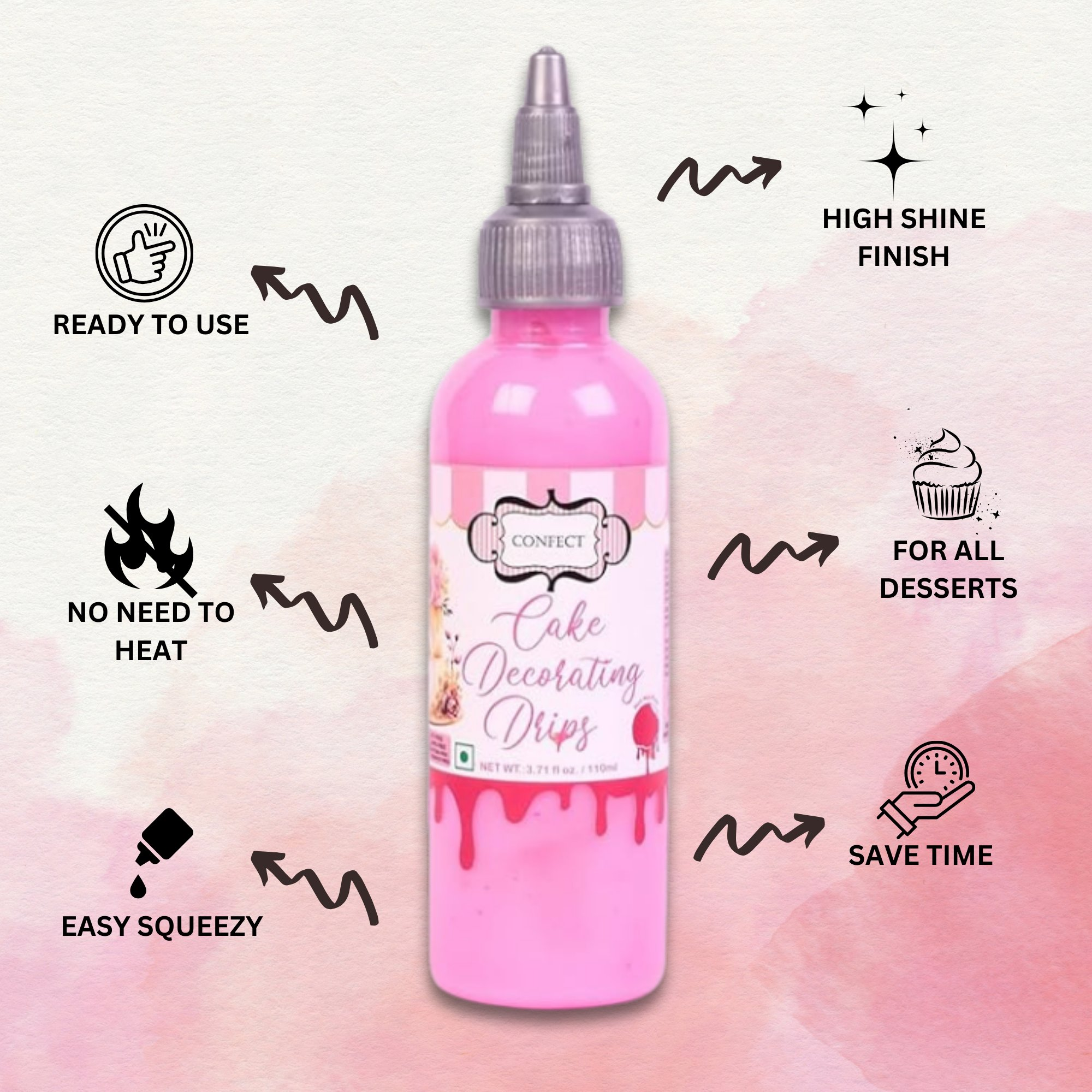 hot hot pink drips110 gms