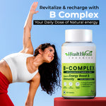 Thumbnail for Health Veda Organics Plant Based B-Complex Tablets - Distacart