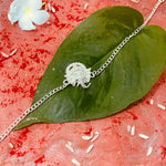 Thumbnail for trueBrowns 925 Sterling Silver Ganesh Idol Silver Chain Rakhi - Distacart