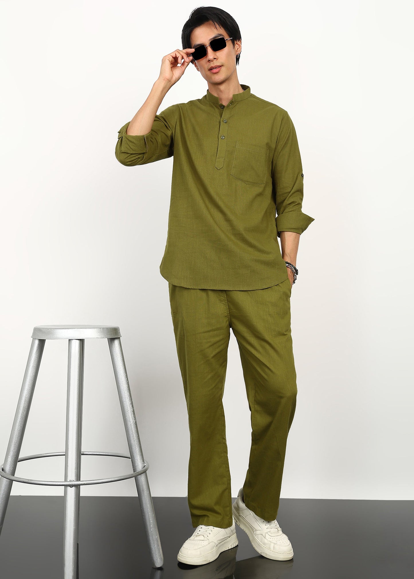 Fabmade Olive Grove Linen Set - Distacart