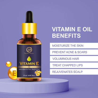 Nuerma Science Vitamin E Essential Oil for Face & Body - Distacart