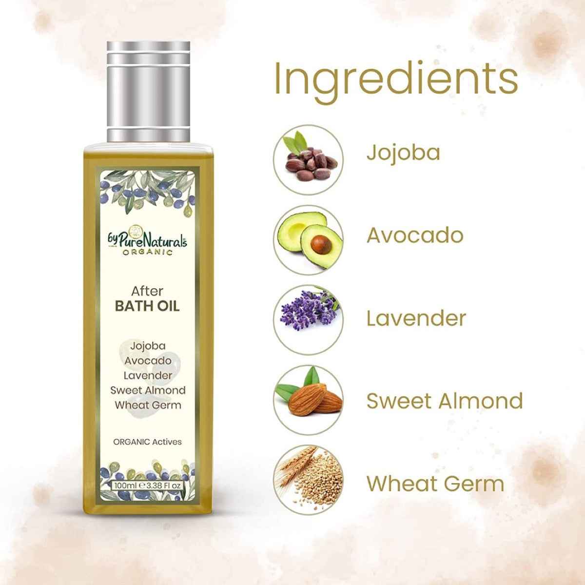 byPureNaturals Organic After Bath Oil - Dista