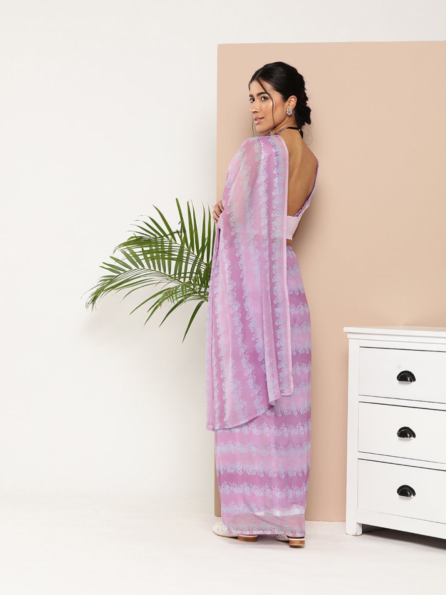 Ahalyaa Womens Chiffon Printed Saree - Distacart