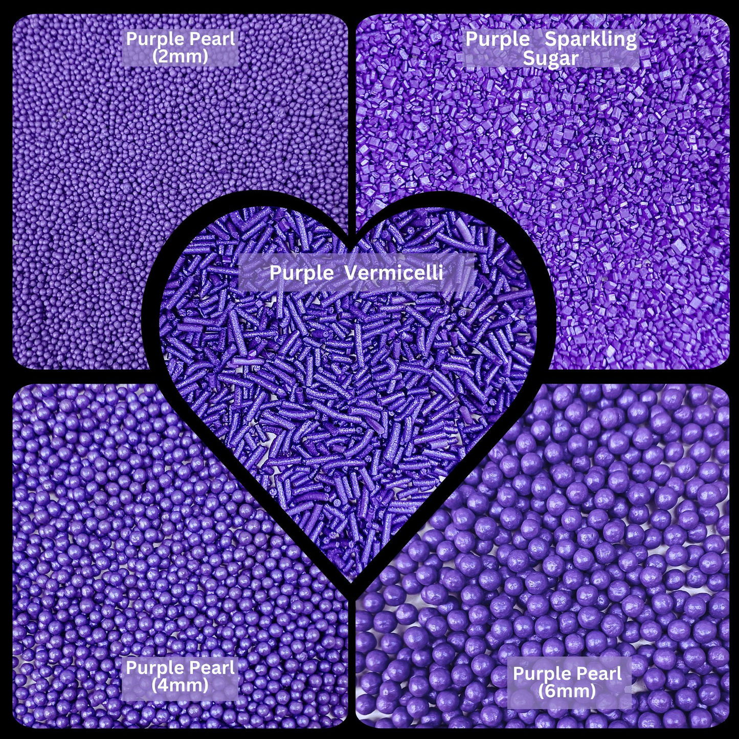 confect sprinkles for cakes cupcakes decoration usp 1purple