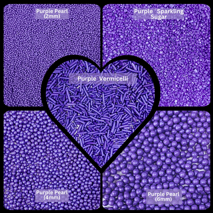 confect sprinkles for cakes cupcakes decoration usp 1purple