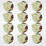 Thumbnail for sugar roses for cake cupcake decoration ivory 120 gms
