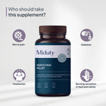 Thumbnail for Miduty by Palak Notes Nerve Pain Relief Capsules - Distacart