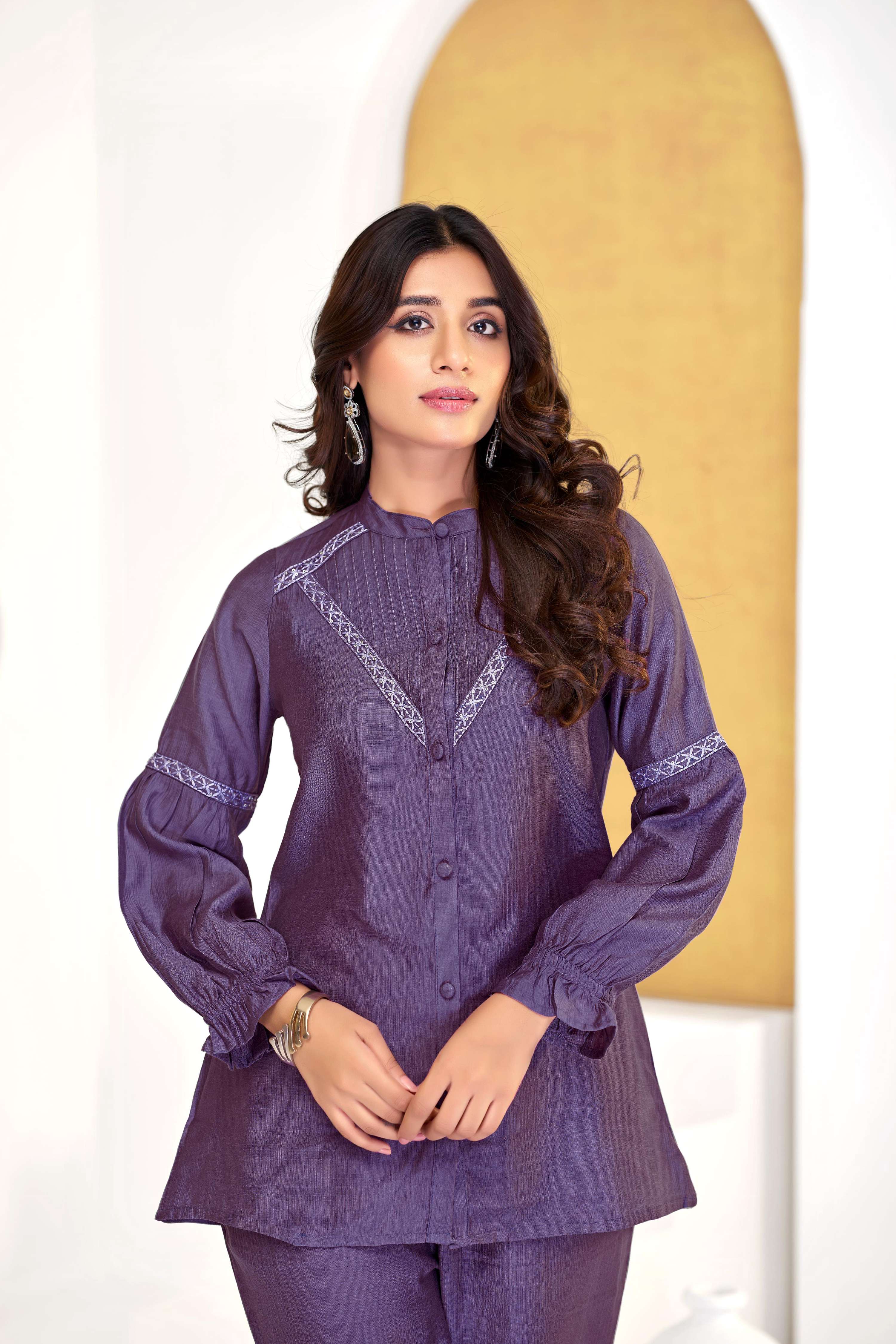 BulBul Mahi Purple Co-Ord Set