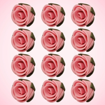 Thumbnail for sugar roses for cake cupcake decoration blush pink 120 gms