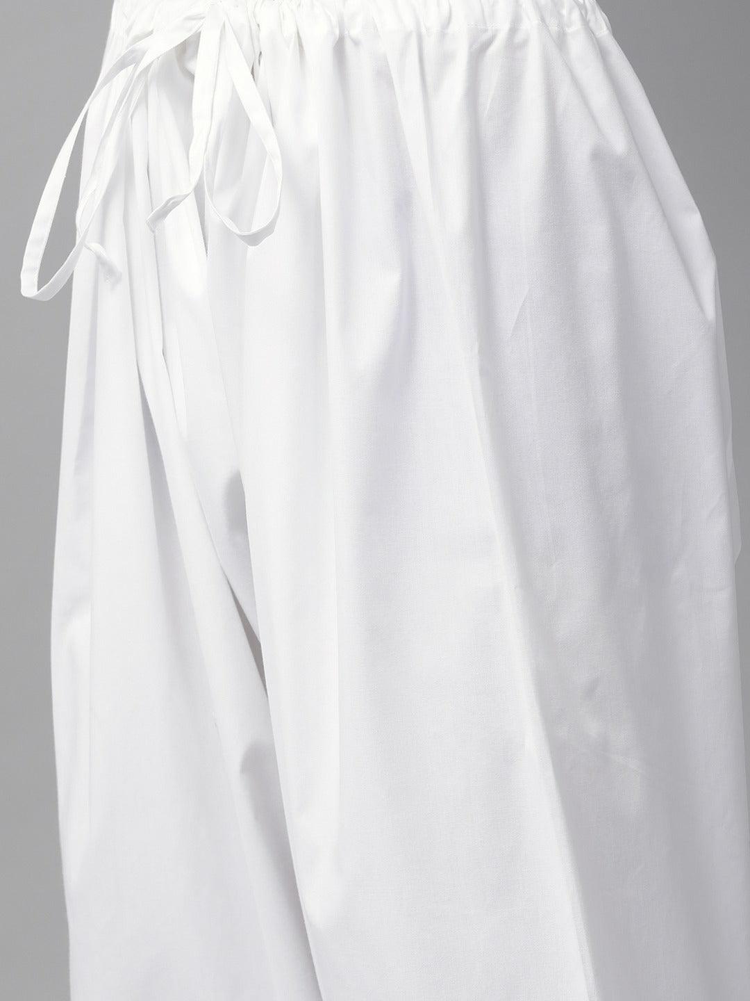 Fabmade White Pathani Suit - Distacart