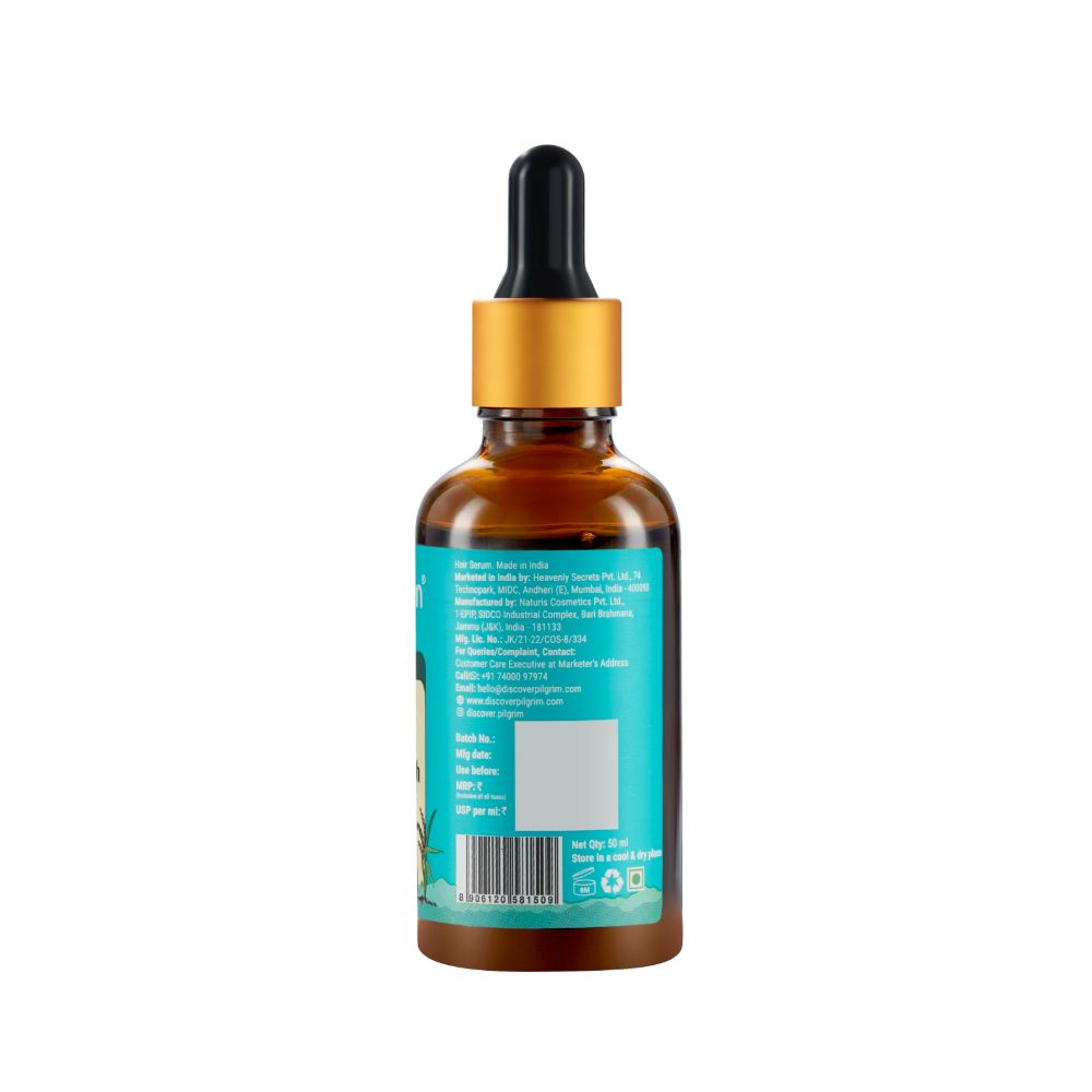Pilgrim 3% Redensyl + 4% Anagain Advanced Hair Growth Serum with Korean Black Rice - Distacart